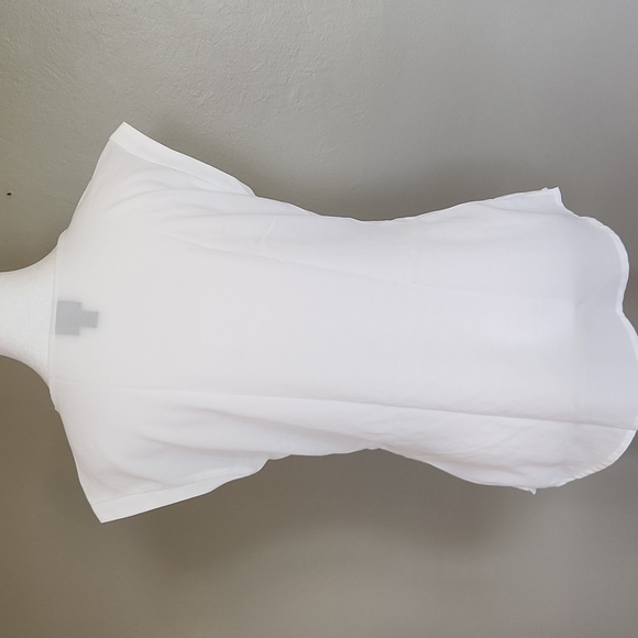 Worthington Lace Sleeveless Top Size Small White - Picture 6 of 7